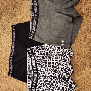Under Armour Booty Shorts size Medium ladies